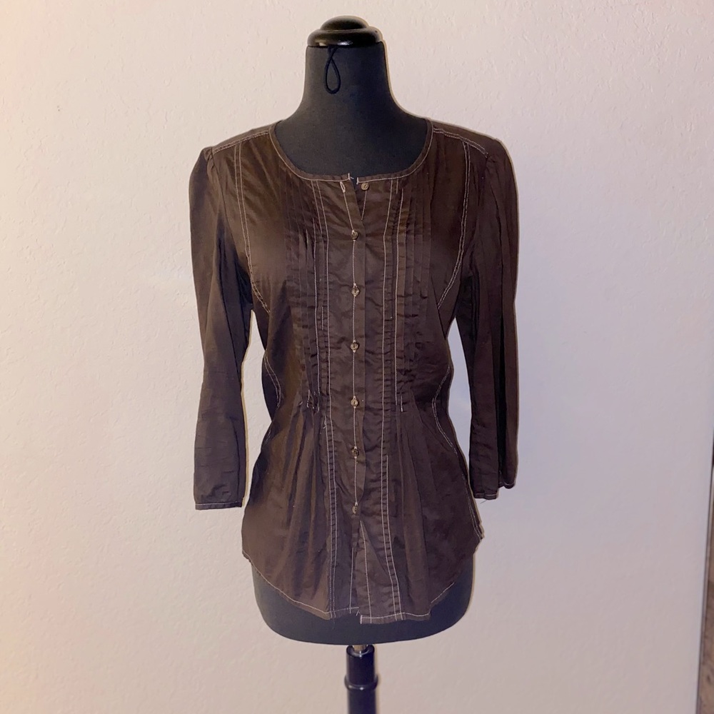 Gap Chocolate Brown tunic top
